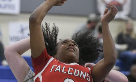 Falcons fall short in sweeping doubleheader with Warriors